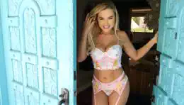 Rubias con Portaligas con Blake Blossom