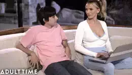 ricky le mira el escote a la novia del padre